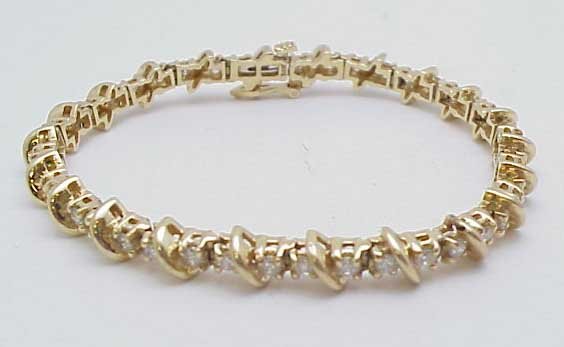 14kyg diamond bracelet 2.50ctw