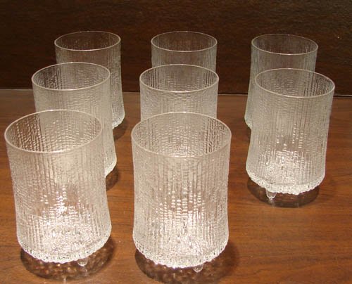 8 Iittala Ultima Thule Highball Glasses