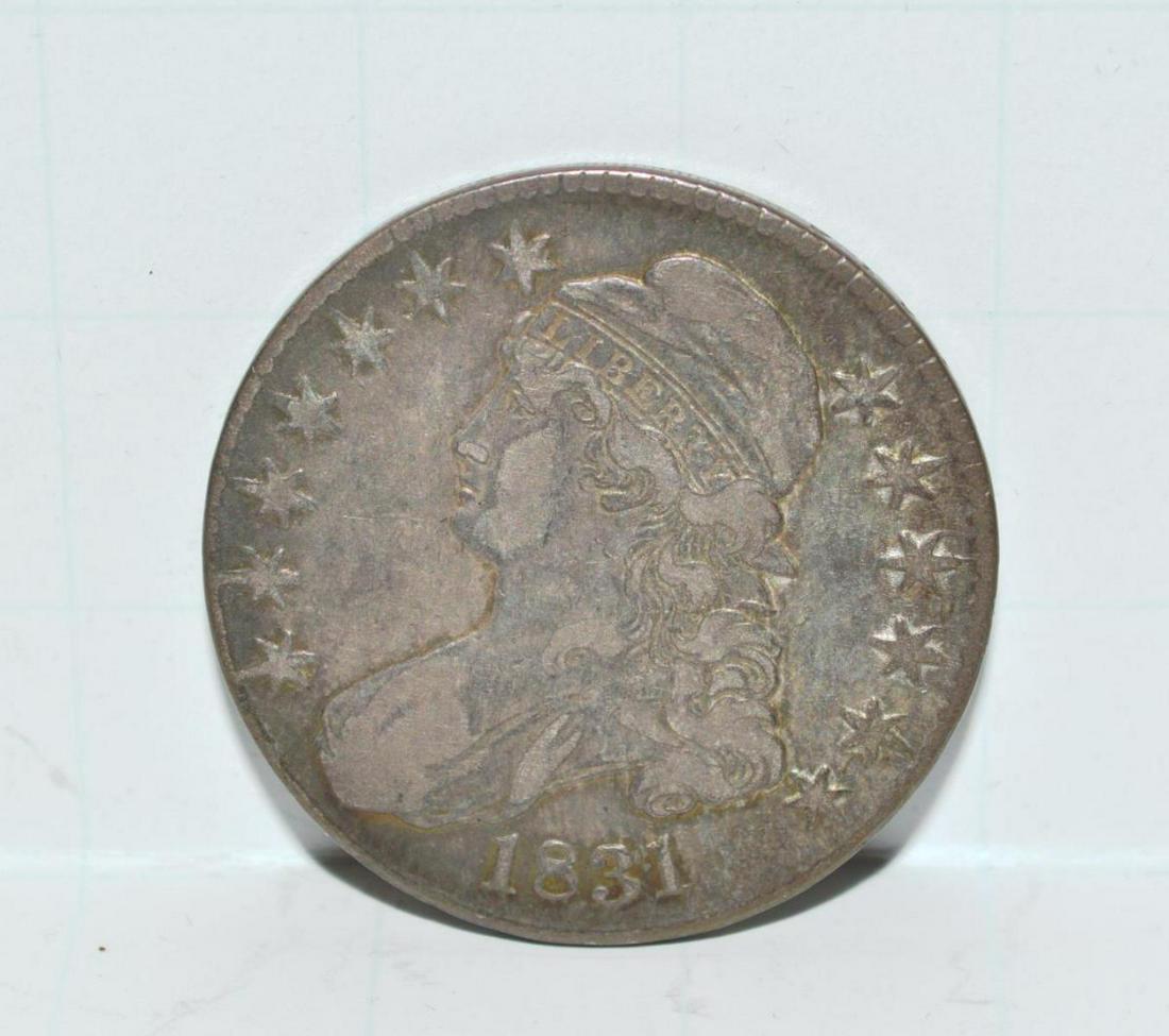 1831 Capped Bust Half VF Original Condition (1 of 2)