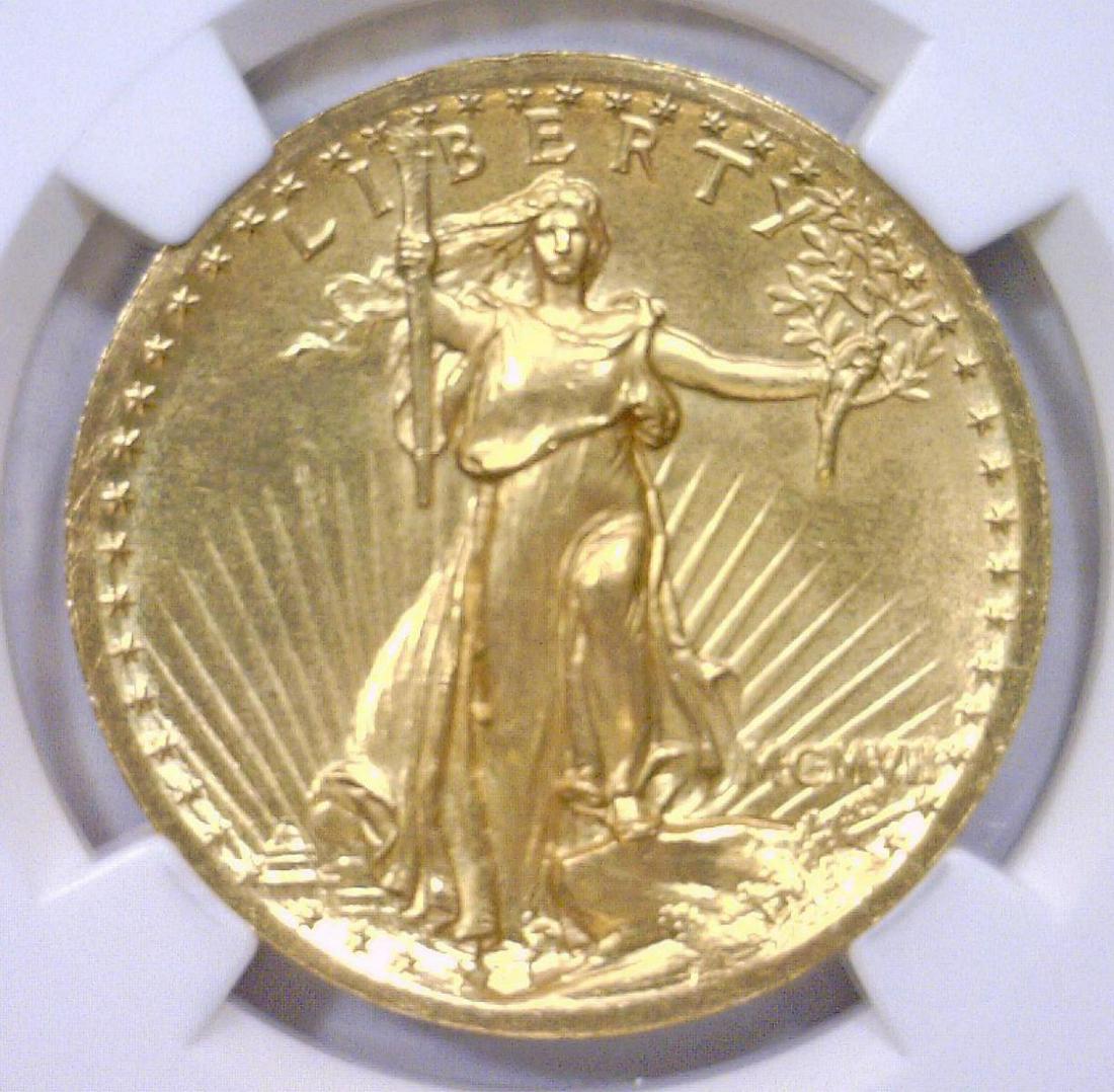 1907 $20 St Gaudens High Relief Wire Rim NGC PF65 (1 of 4)