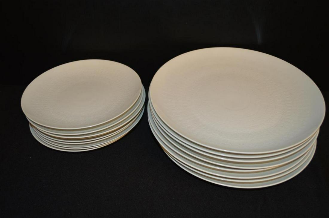 Lot Of Rosenthal Plates: Lot Of Rosenthal Plates. Total of 17 plates in the lot. Rosenthal Germany Motif Studio Line Bjorn Wiinblad Romance Collection. Hallmark on back of the plates. Consists of 8 dinner plates and 9 dessert