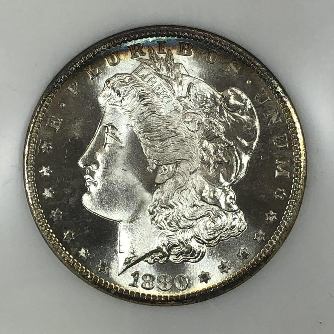 1880-S Morgan Silver $1 NGC MS66 (1 of 3)