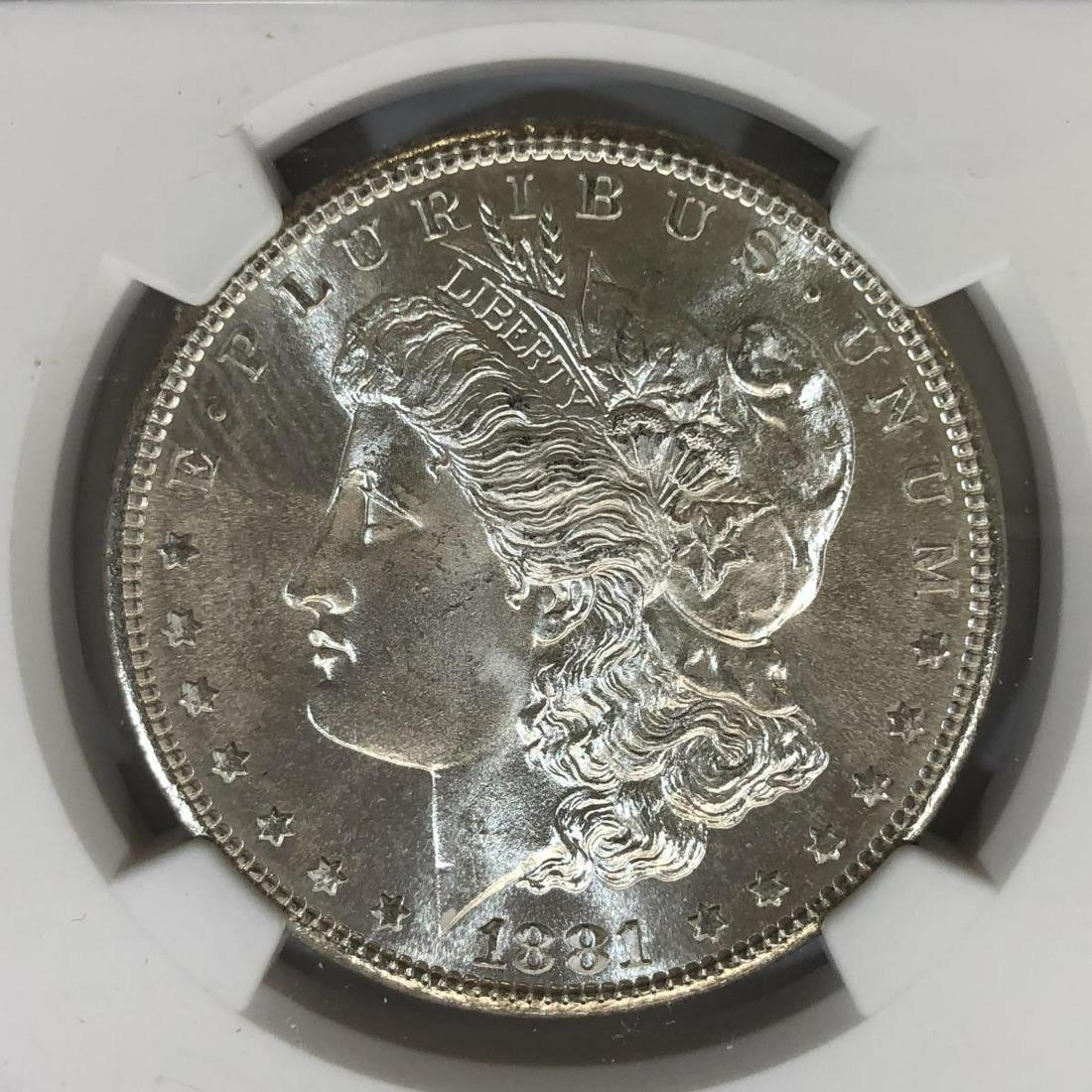 1881-S Morgan Silver Dollar $1 NGC MS65 (1 of 3)