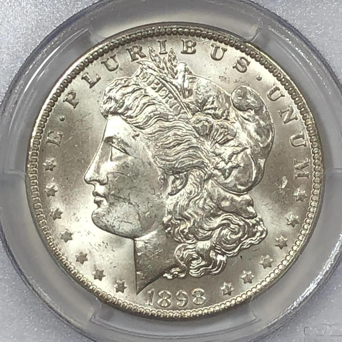 1898-O Morgan Silver $1 PCGS MS63 (1 of 3)