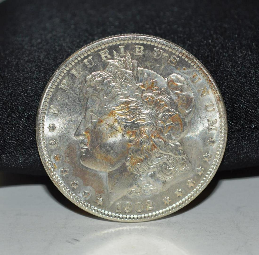 1902 Morgan Silver Dollar BU (1 of 2)
