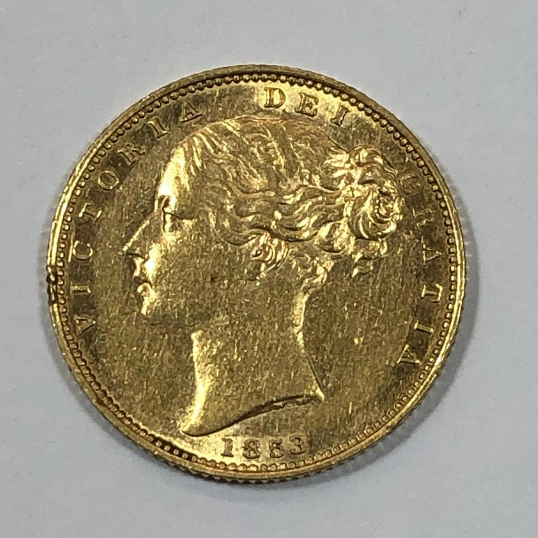 1853 British Sovereign Victoria (1 of 2)