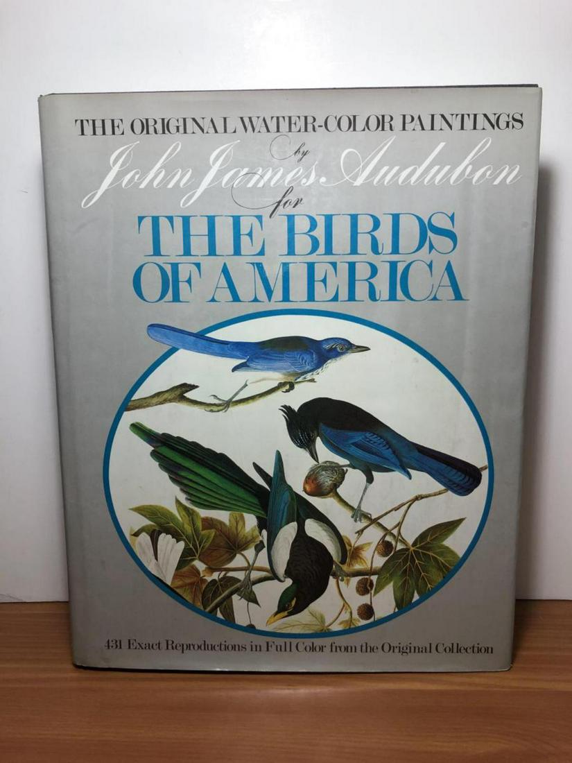 The Birds of America by John James Audubon Book: The Original Water-Color Paintings by John James Audubon for The Birds of America, Volume I, an exquisite large sized coffee table book, which features 431 exact reproductions in full color from the o