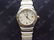 252: Lady's 2 tone Bulova diamond watch mop