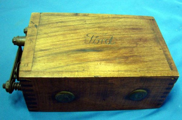 Antique Coil & Points from a Model T Ford: Antique Coil & Points from an authentic Model T Ford, 5 1/8" x 3 3/8" - unique piece of Americana.