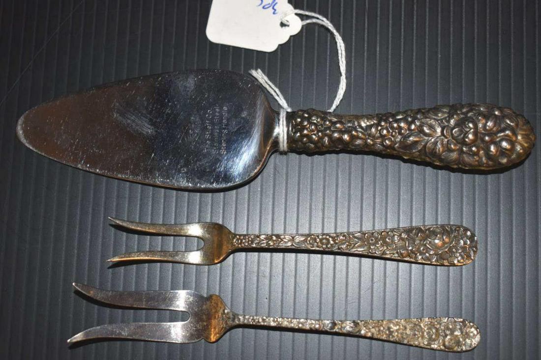 Three Stieff Sterling Repousse Pieces (1 of 4)