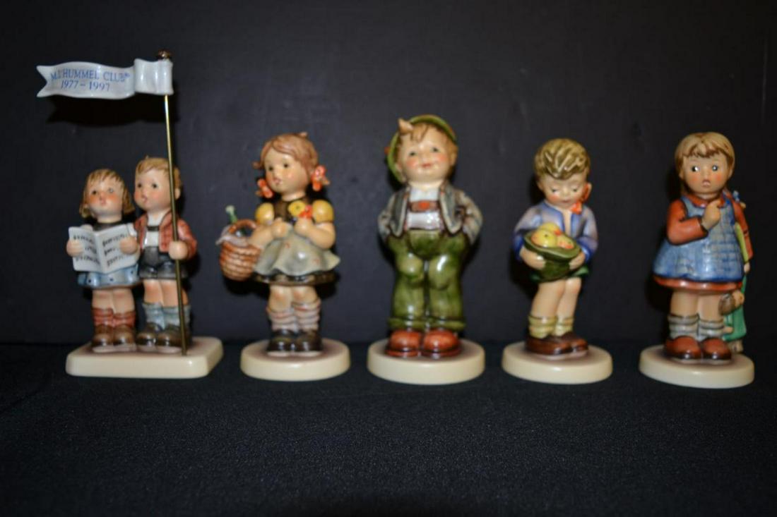 Group of Five Goebel Hummel Boxed Figurines COA's (1 of 5)