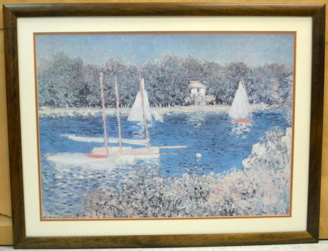 Claude Monet Framed Print Das Seinebecken (1 of 2)