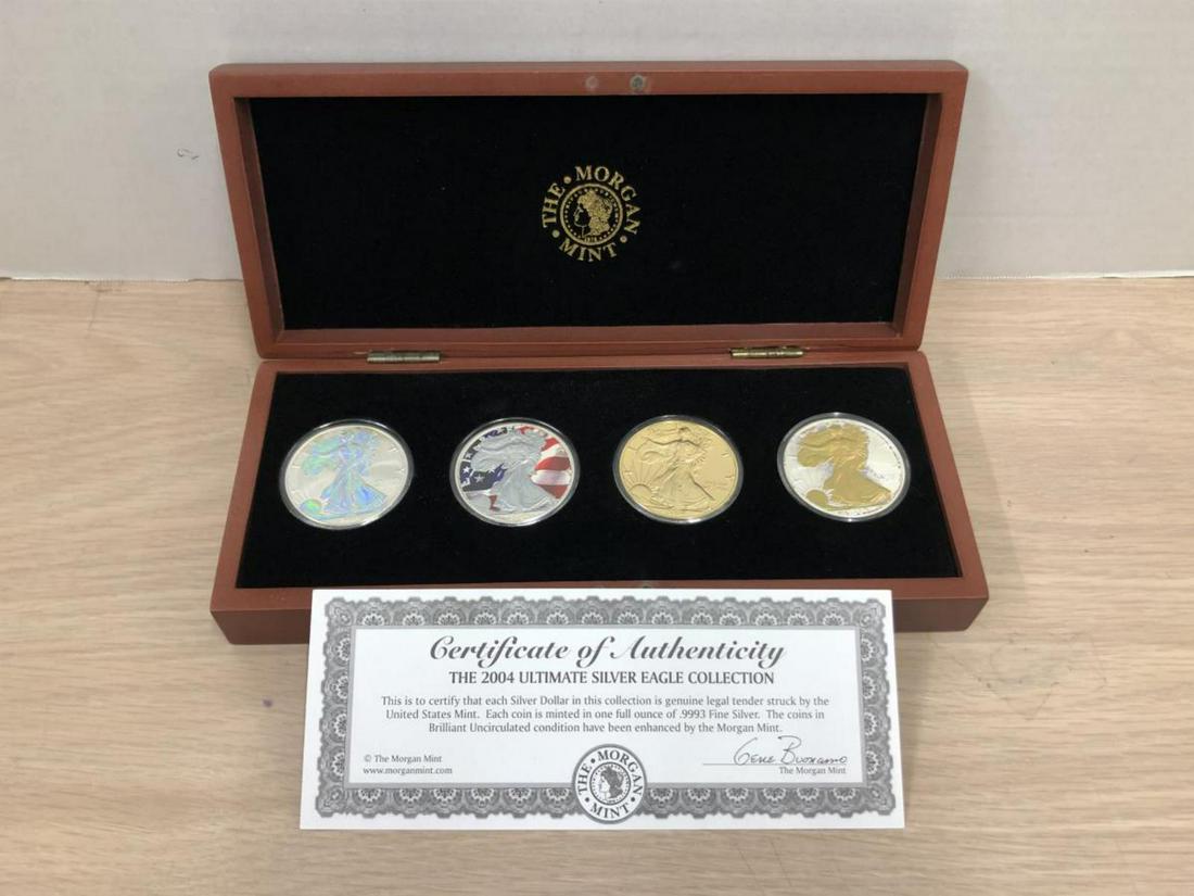 2004 Silver Eagle Ultimate Colorized Hologram Set (1 of 6)