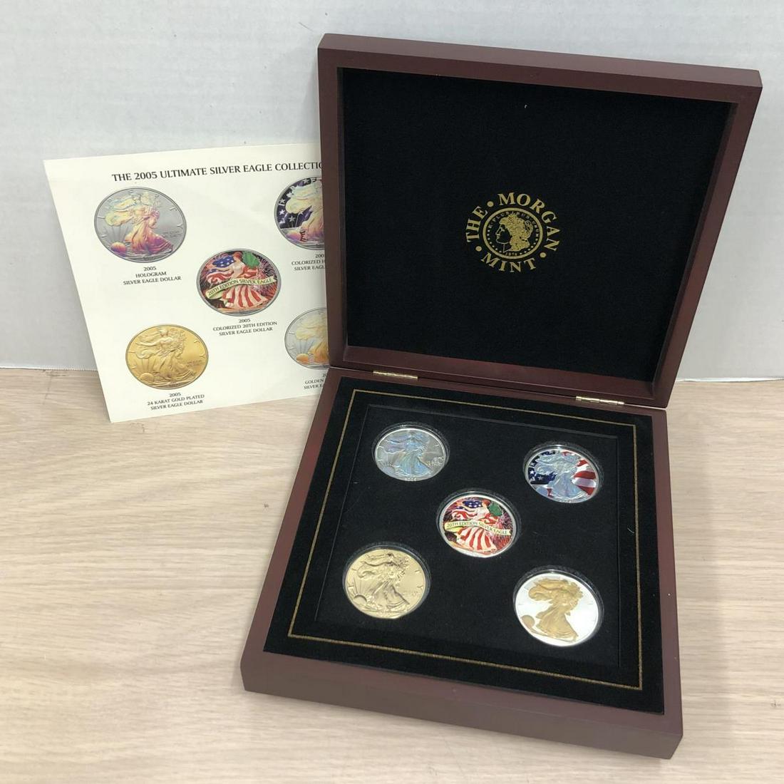 2005 Silver Eagle Ultimate Colorized Hologram Set (1 of 8)