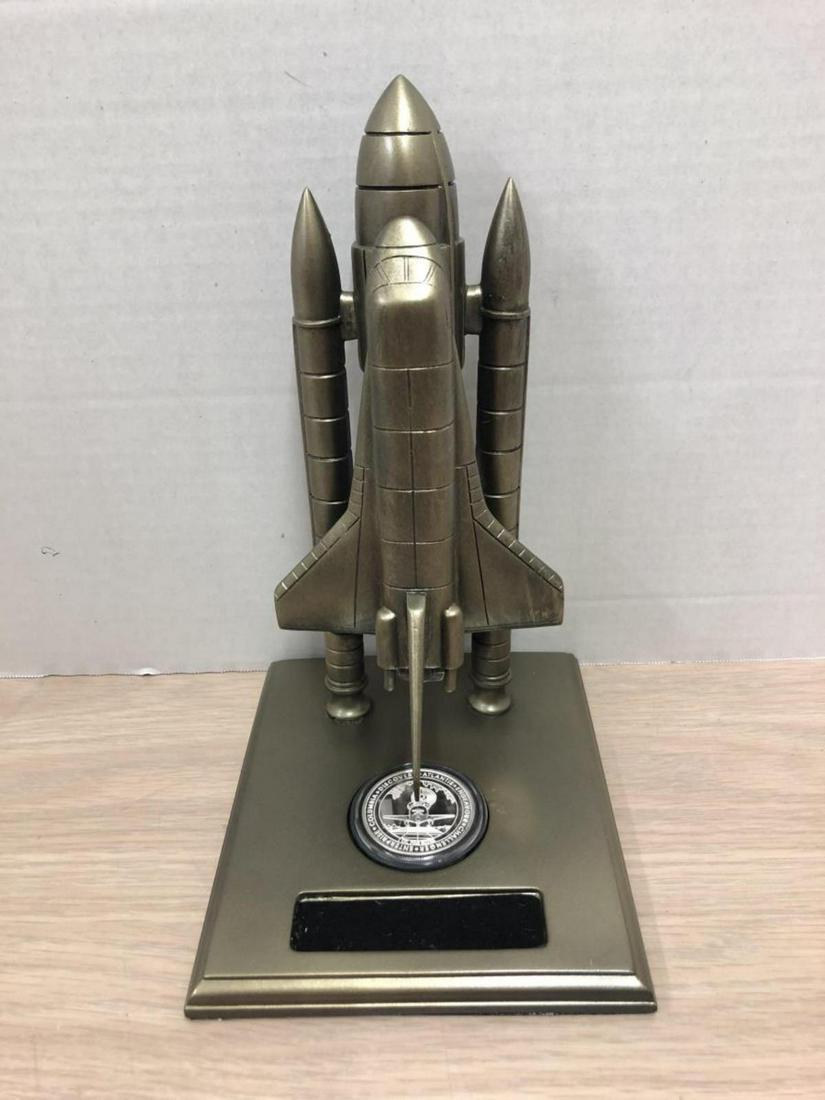 Space Shuttle Table Sculpture w/Commemorative Coin (1 of 7)