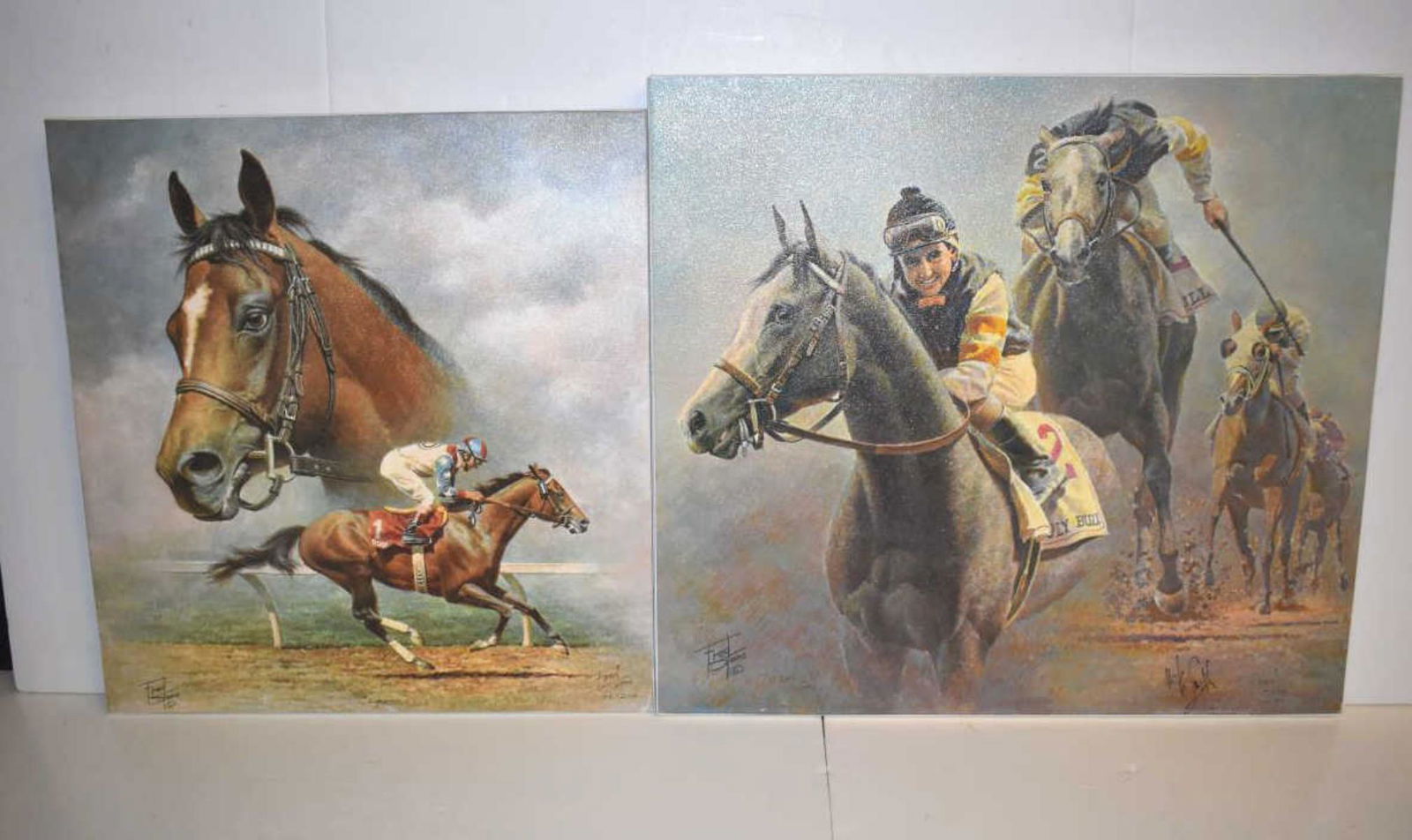 Pair of Numbered Fred Stone Canvas Transfers COA's (1 of 3)