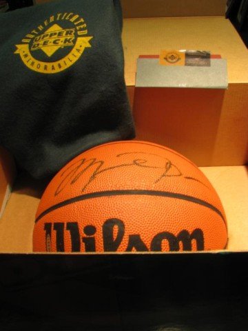 Michael Jordan Autographed Practice Basketball