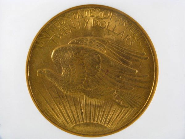 1908 St.Gaudens $20 NGC MS63 No Motto