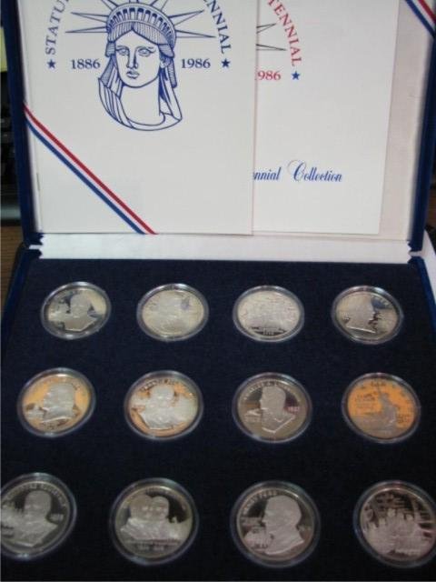 Statue of Liberty Centen.Silver Medal Collection