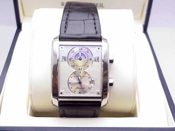 Man's Raymond Weil dual zone watch