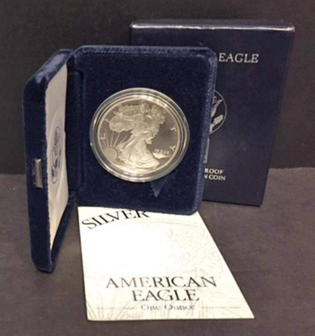 1994 Proof Silver American Eagle with Box & COA (1 of 3)