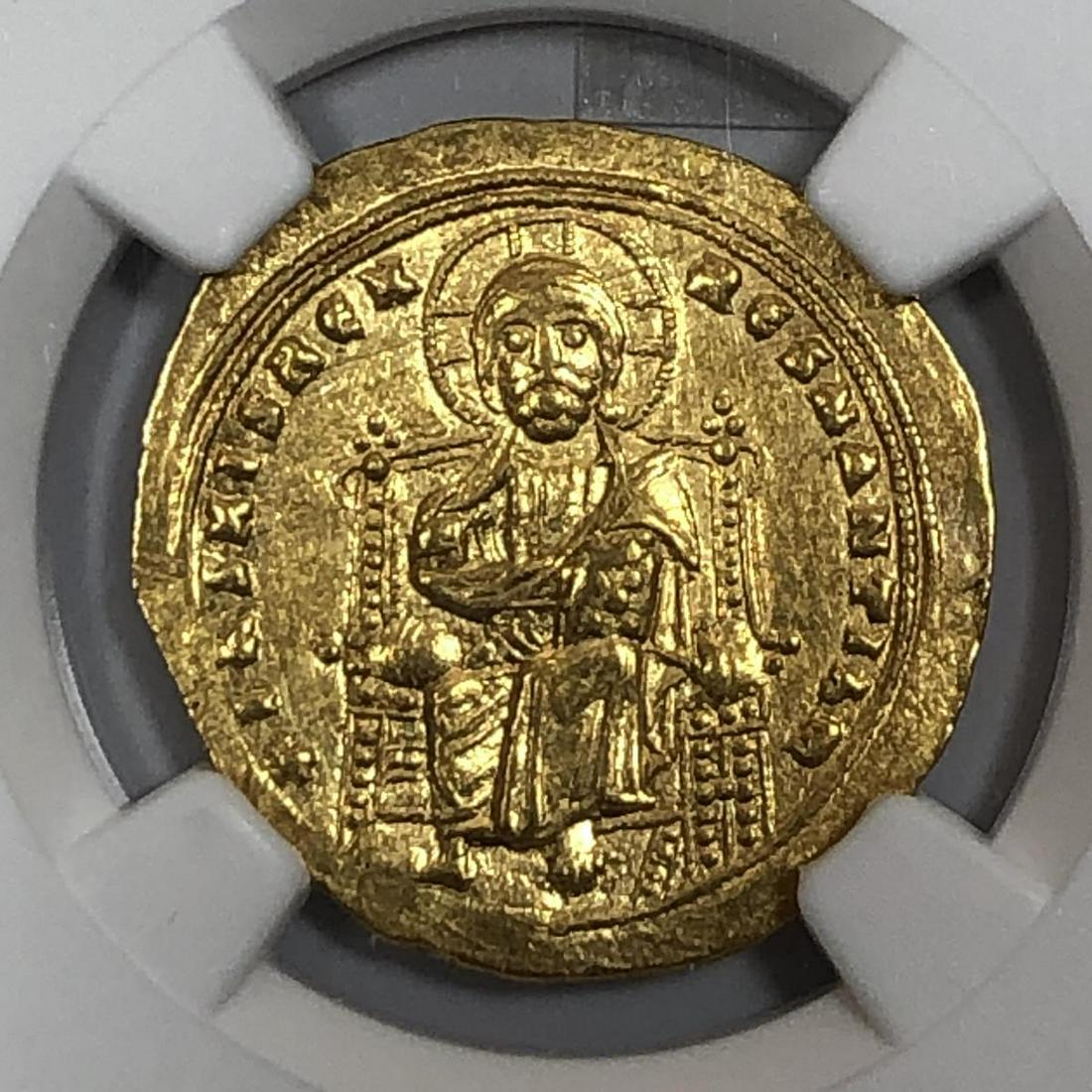 Romanus III Gold Nomisma Christ Standing NGC AU (1 of 3)