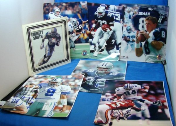 Lot of Dallas Cowboy Photos - 3 Signed