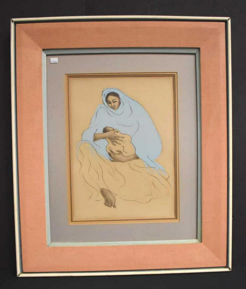 1974 Pencil Signed and Numbered R.C Gorman (1 of 4)