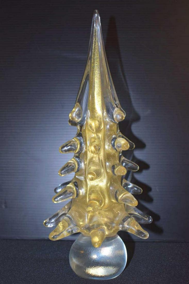 Vintage Murano Art Glass Christmas Tree (1 of 3)