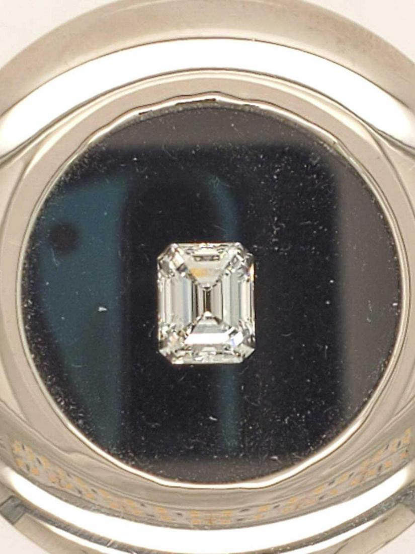 Loose 0.85ct Emerald cut diamond G/ VVS2 GIA (1 of 6)
