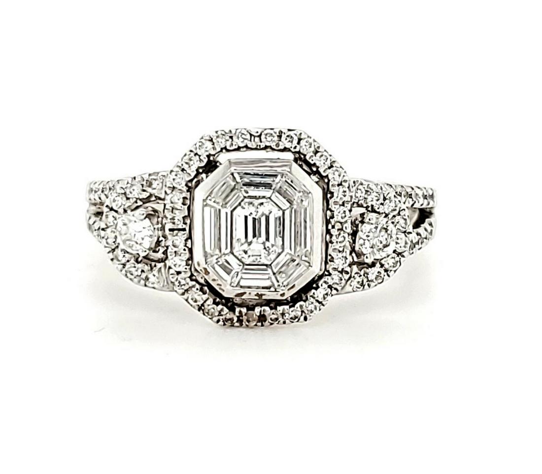 18kt white gold diamond fashion ring (1 of 6)