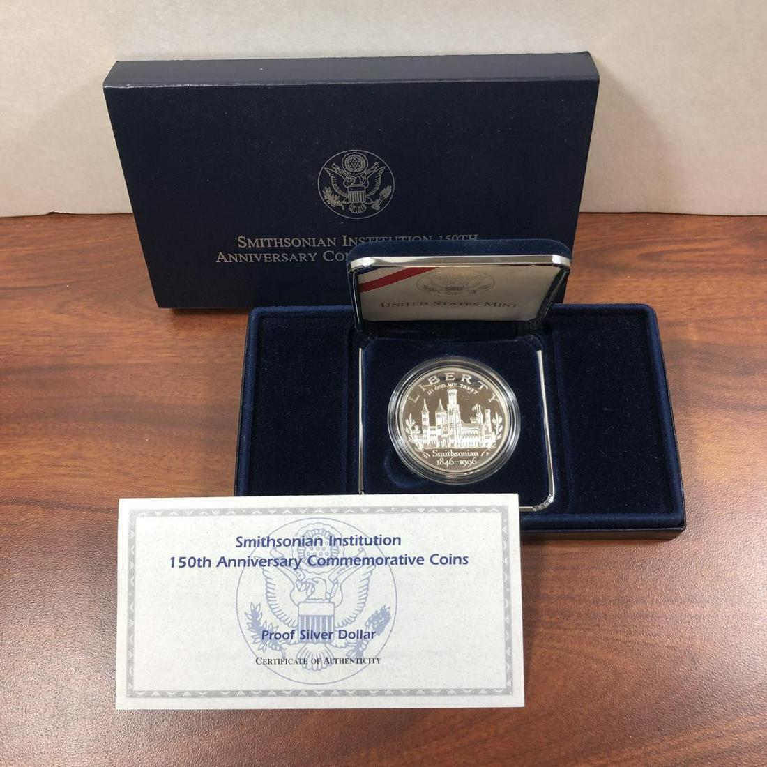 1996 Smithsonian Silver Proof Commemorative $1 (1 of 3)