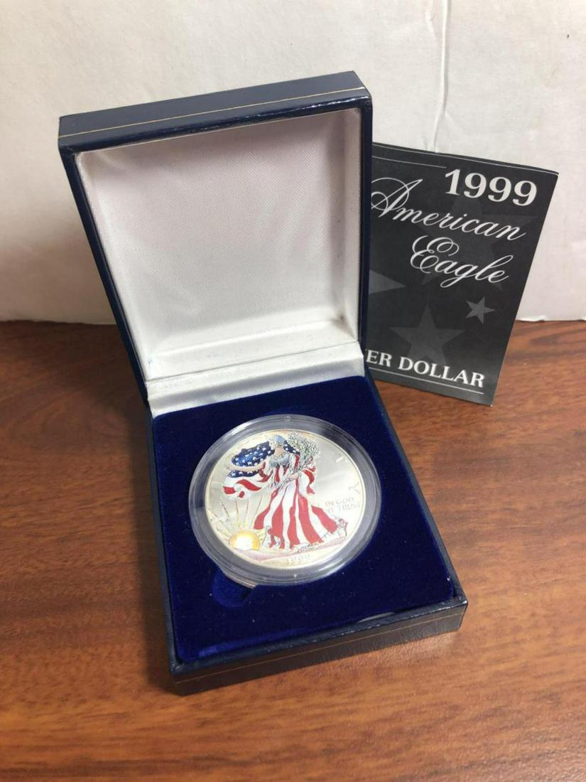 1999 Colorized 1 oz Silver Eagle (1 of 3)