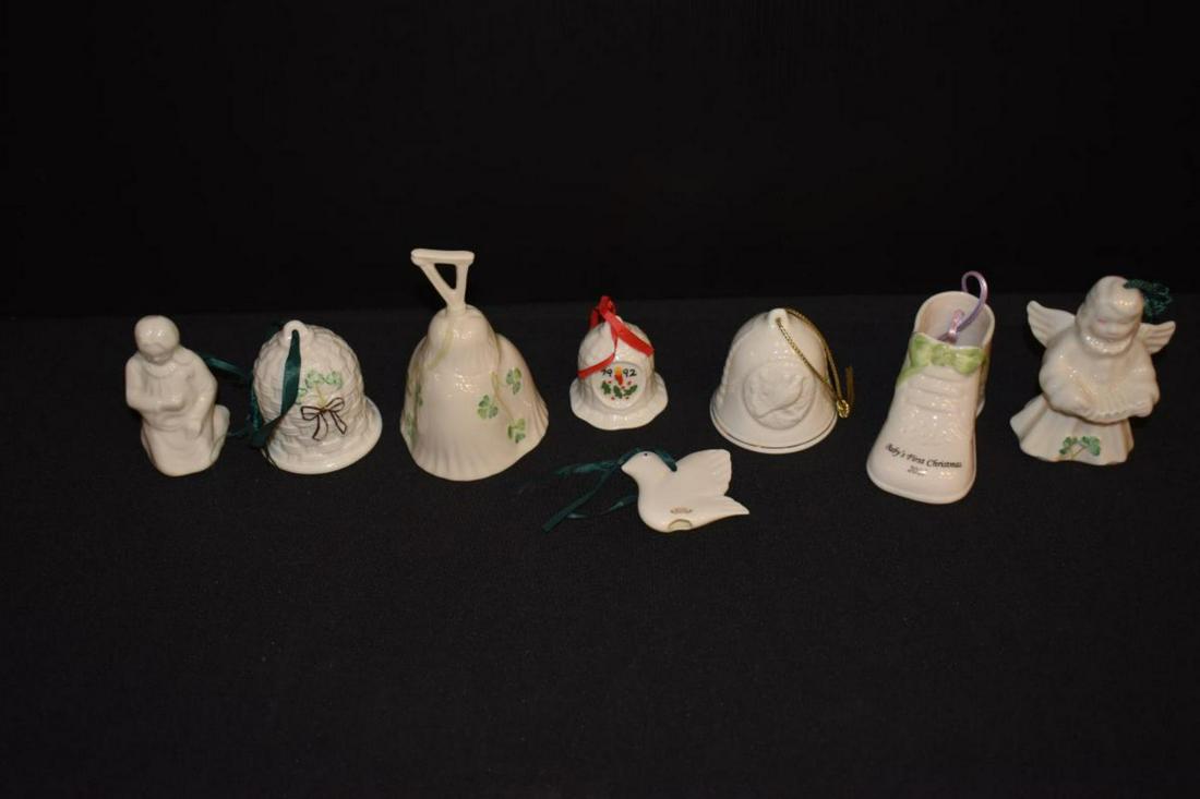 Eight Belleek Christmas Ornaments (1 of 4)