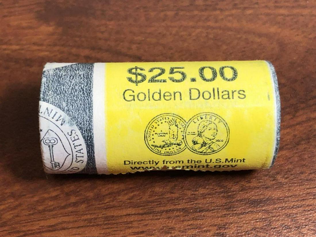 2000-P Sacagawea Original US Mint Bumblebee Roll (1 of 3)