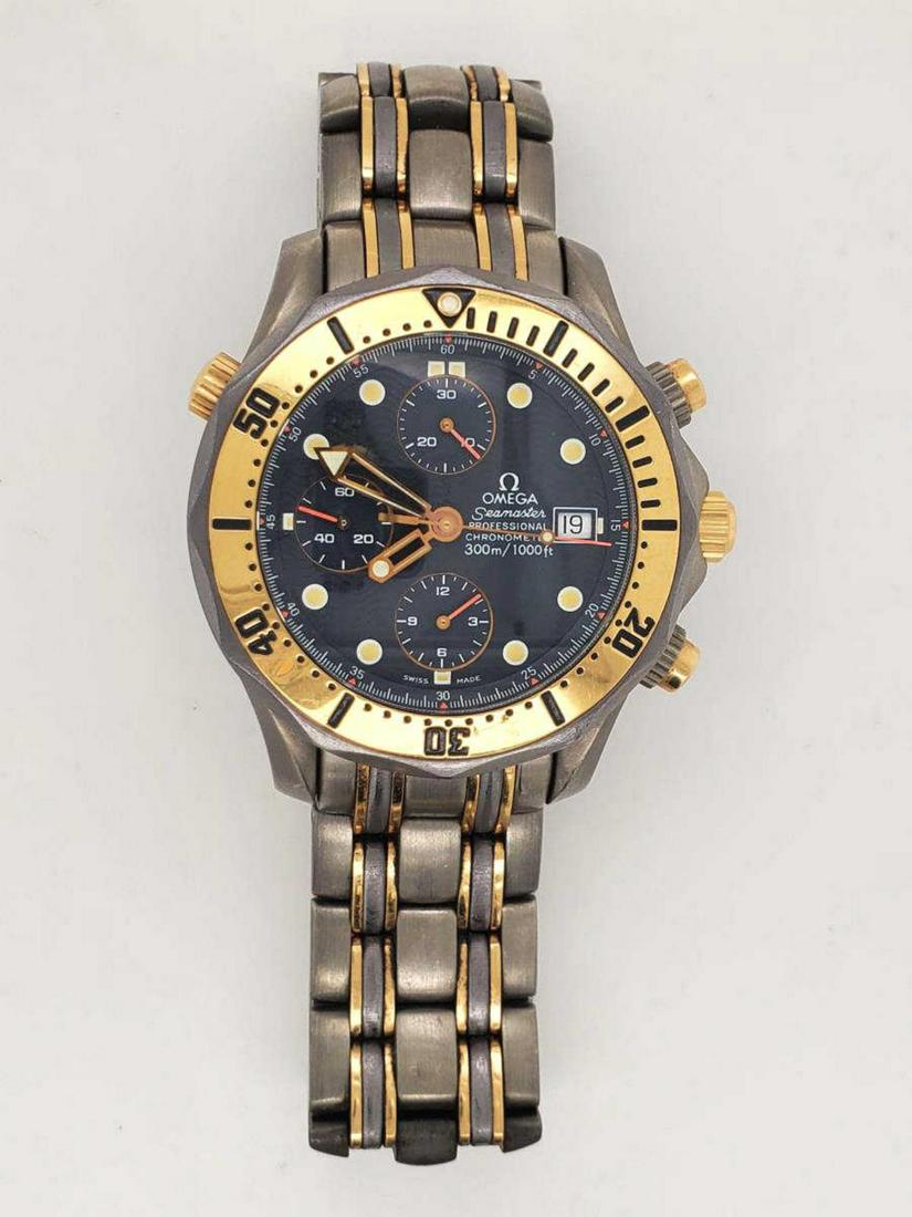Men's Omega Seamaster Titane Chronograph Watch (1 of 7)