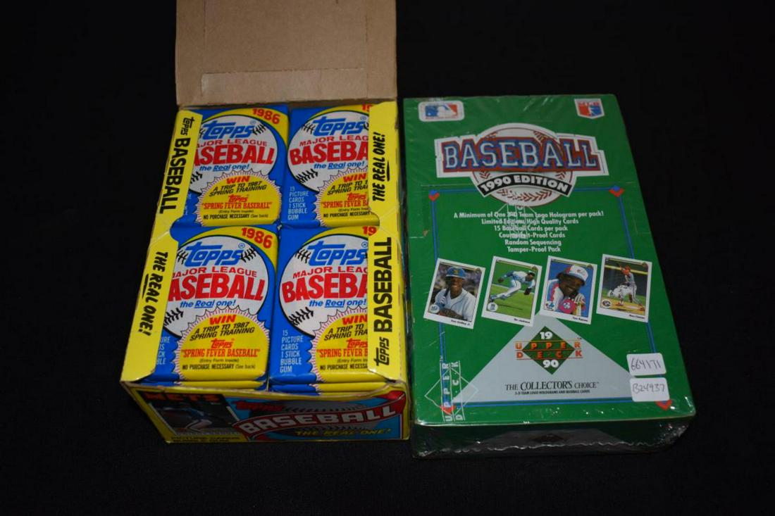 Two Sets of Sealed Baseball Cards (1 of 3)