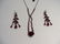 182: Swarovski crystal necklace and earrings - 2