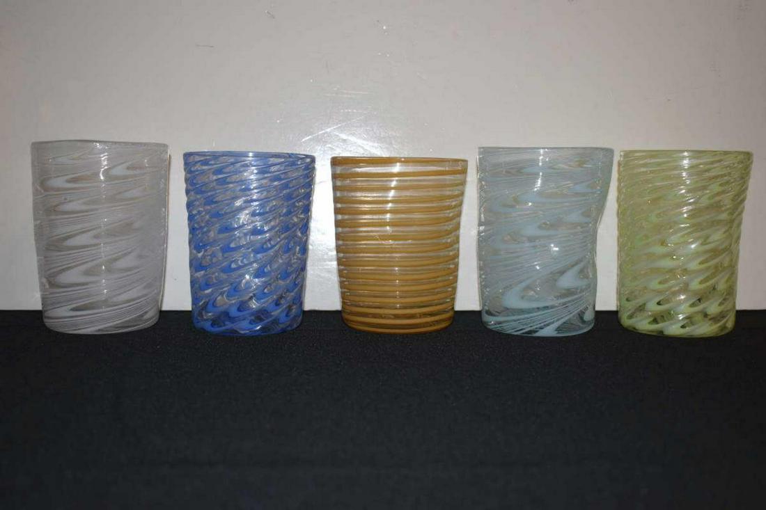 Five Murano Tumblers (1 of 5)