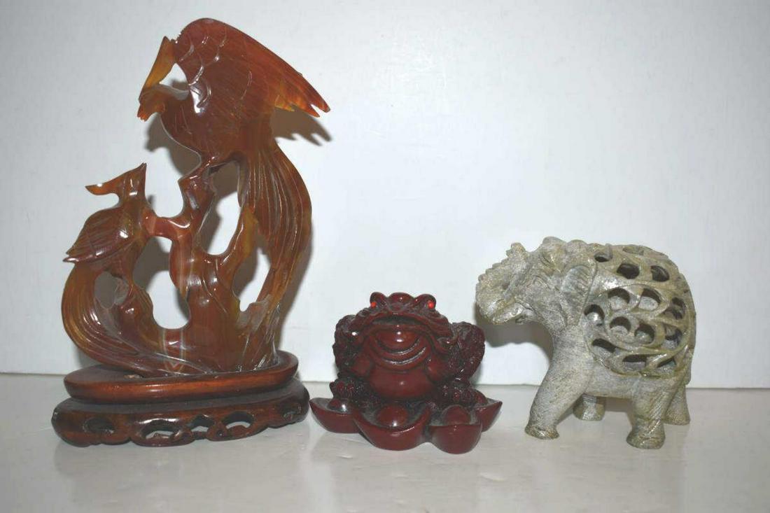 Group of Carved Animal Figurines (1 of 4)