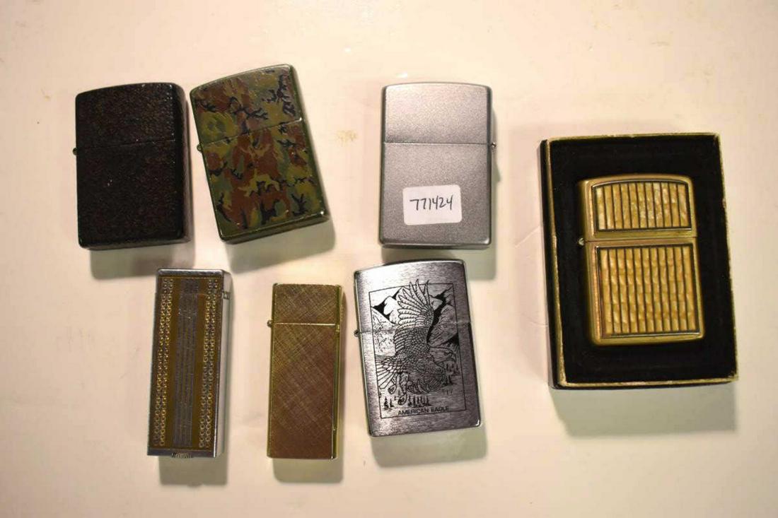 Lot Of Zippo Lighters (1 of 3)