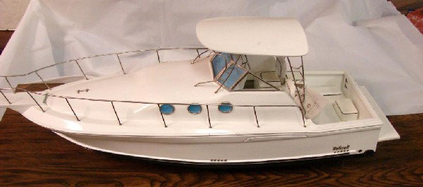 Blue Marlin Wellkraft Manufacturer's Model Boat: Blue Marlin Wellkraft Manufacturer's Model Boat, approx. 29" long.