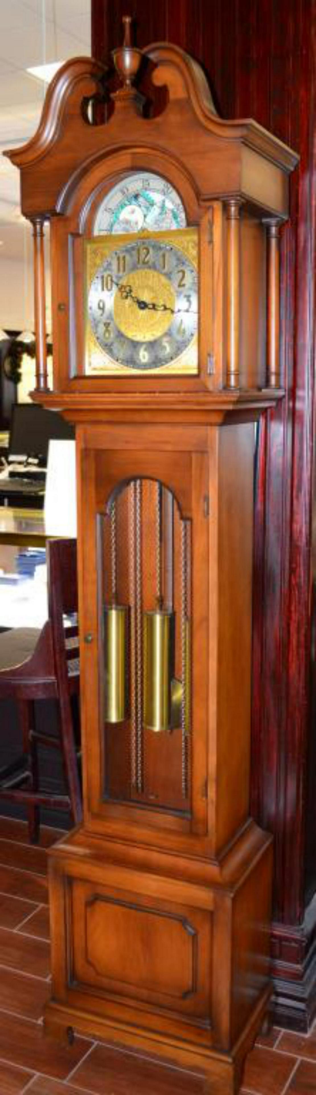 Vintage Elgin West German 8Day Grandfather Clock Barnebys