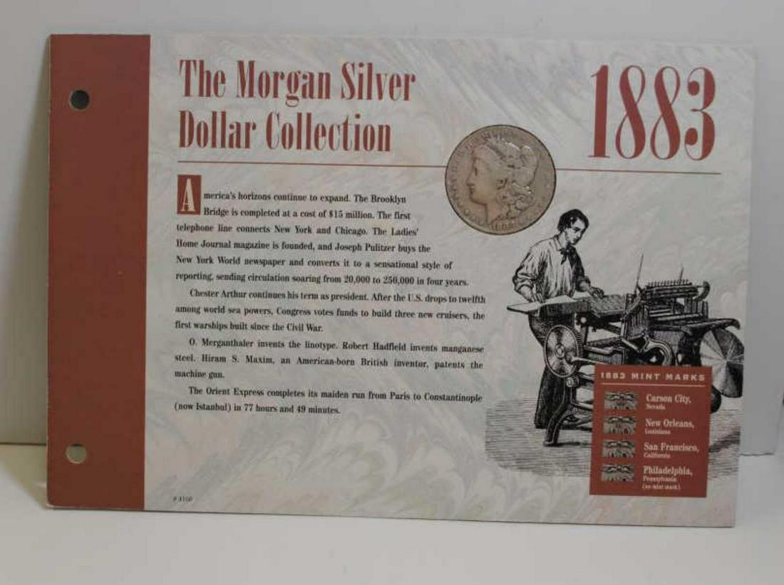 1883 Morgan Dollar In Insert: 1883 Morgan Dollar In Insert