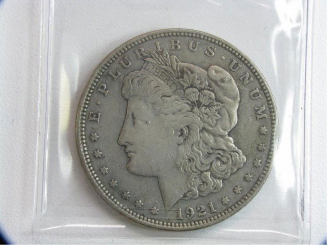1921 Morgan Silver Dollar XF: 1921 Morgan Silver Dollar XF
