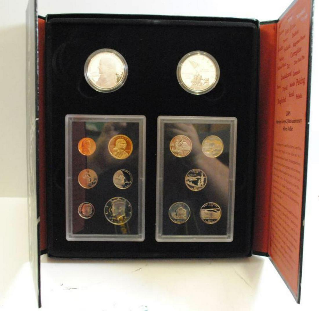 2005 U.S. Mint America Legacy Collection: 2005 U.S. Mint America Legacy Collection. Chief Justice John Marshall, Marine Silver Dollar in Educational Folio