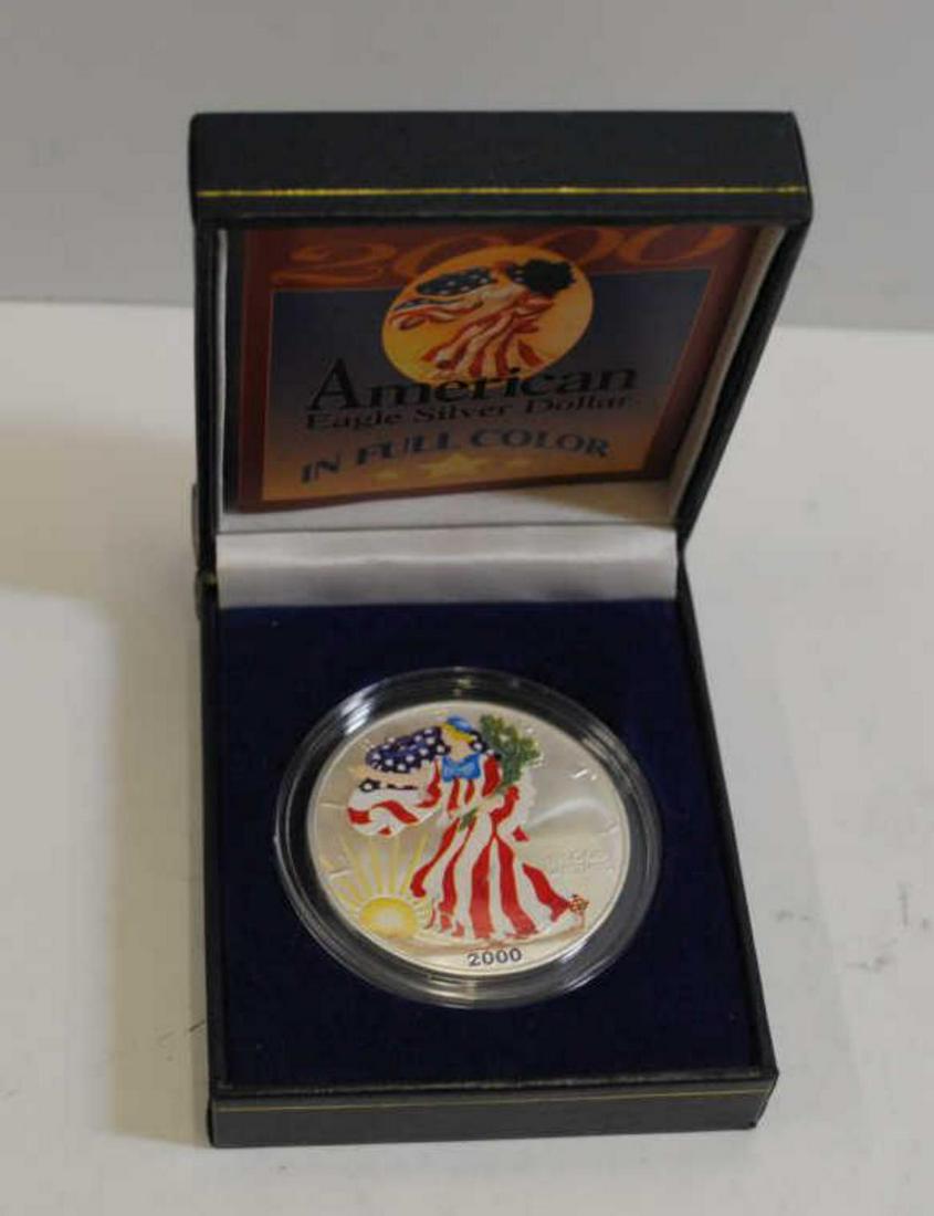2000 1oz Colorized Silver American Eagle (1 of 1)