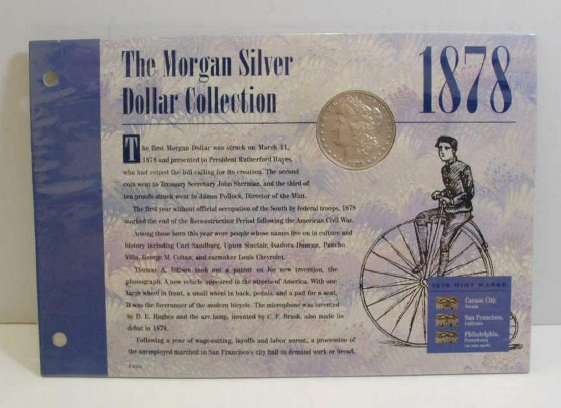 1878-S Morgan Dollar in Educational Folio (1 of 2)