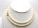 299: 30" strand cultured pearls 18ky clasp - 2