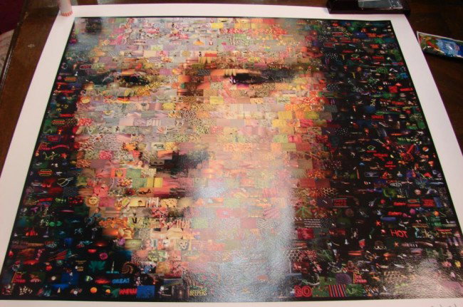 Seriolithogaph Mona Lisa by Neil J. Farkas: Seriolithogaph Mona Lisa by Neil J. Farkas, 26 1/4" x 24", in original tube, with COA from Park West.